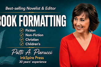 professionally format your book for KDP and ingramspark