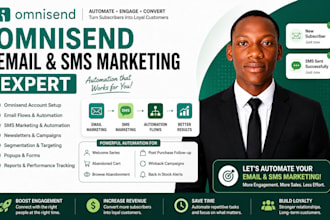 set up omnisend flows, SMS automation, email automation, SMS campaigns