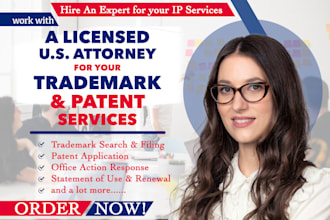 your US licensed trademark and patent attorney
