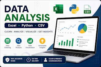 clean, analyze and visualize your excel or CSV data using python