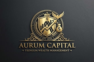 design a premium money logo for your finance brand