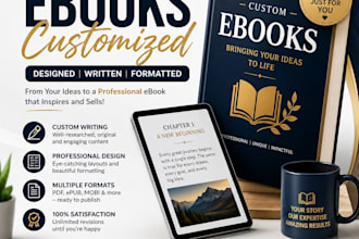 create professional and trendy e books for you