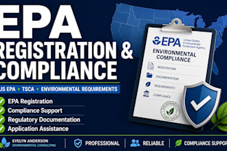 help with epa registration and US environmental compliance requirements