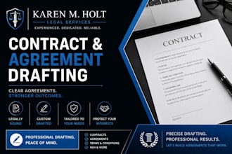 prepare professional production service contracts and agreements