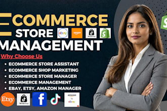 be your ecommerce store management, ecommerce store manager, tiktok shop manager