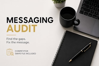 audit your brand messaging and give you a competitor swipe file