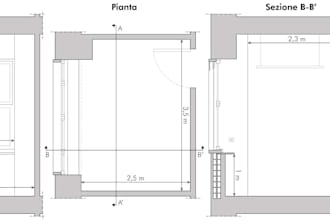 create professional 2d architectural drawings