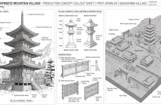 create webcomic cover art manga light novel cover art environment concept art