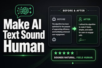 humanise, fact check, and polish your ai generated content