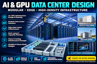 design ai GPU modular and edge data center infrastructure