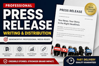 do press release, press release distribution and submit press release