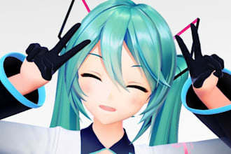 create, pro rig fix and optimize mmd vroid warudo koikatsu arkit 3d model vrchat
