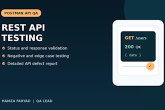 test your rest API with postman and report detailed bugs