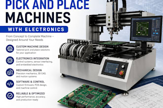 design custom pick and place machines with electronics
