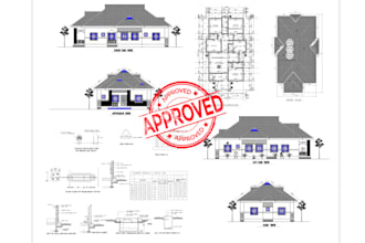 design house plans 2d floor plans elevations and permit drawings in autocad