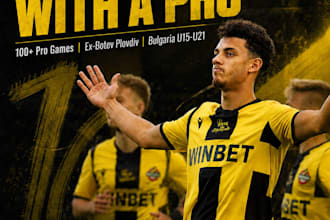 coach you 1 on 1 online as a professional footballer