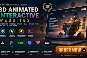3d animated interactive website antigravity threejs webgl gsap spline r3f claude