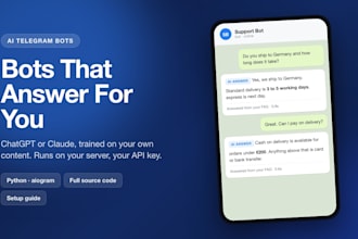 build a telegram bot with ai chat using chatgpt or claude