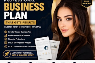 write a topnotch business plan for startups, grants, investors and fundraising