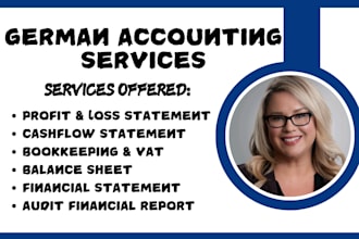 prepare german ug and gmbh financial statements, balance sheet and review