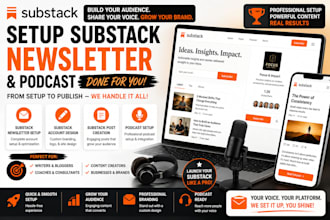 setup substack newsletter substack account design poodcast setup substack post