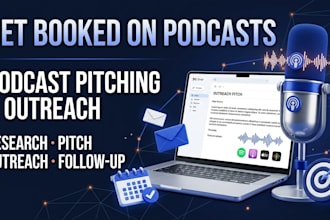 pitch you to podcasts and get you booked as a guest