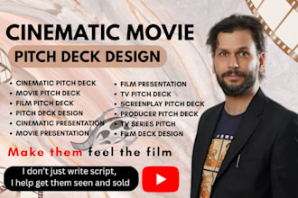 design investor film pitch presentation TV series tv show bible movie pitch deck