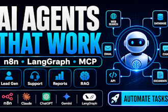 build custom ai agents and agentic automation with n8n, langgraph and mcp