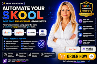 do skool automations, workflow automation, zapier automation, for onboarding