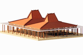 do 3d modelling and rendering in rhino, sketchup, and revit
