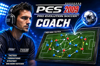 coach you to master tactics and gameplay in pes 2009