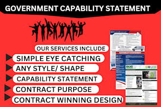 handle and design government capability statement