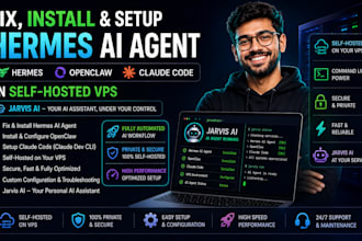 fix install hermes ai agent openclaw claude code on self hosted vps jarvis ai