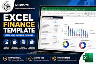 create an excel business finance template