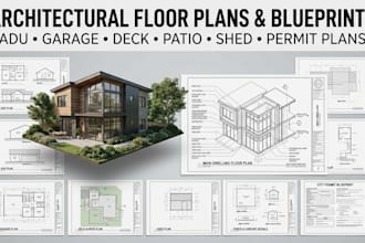 deck plan porch carpark swimming pool city permit blueprints,adu floor plan