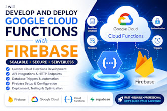 develop and deploy google cloud functions with firebase