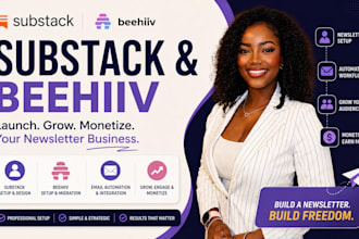 setup substack beehiiv newsletter post design beehive website podcast community