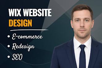 design or redesign wix website for ecommerce wix page online store SEO