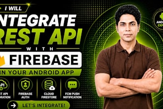 integrate rest API firebase authentication fcm in your android app