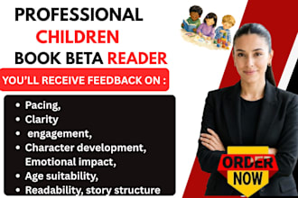 beta read and critique your children book or picture book