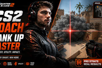 coach you to reach high rank in counter strike 2