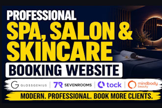 do glossgenius sevenrooms tock mindbodybeauty spa skincare salon booking website