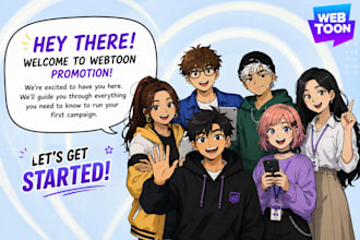 viral webtoon lezhin voyceme promotion comics tapas comic webcomics promotion