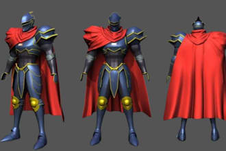 design wearable 3d cosplay creation, cosplay armor, cosplay model, prop, mask