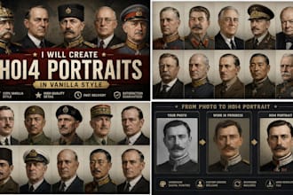 create hoi4 portraits in vanilla style