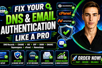 dns records,email authentication,cname squarespace cpanel dns namecheap fix pro