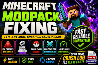 create minecraft modpack forge cobblemon minecraft server fabric neoforg bug fix