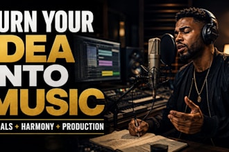 be your pro male singer songwriter and sing chorus for your rnb and rap songs