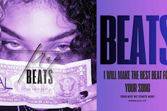 make the perfect trap or rnb beat for you song