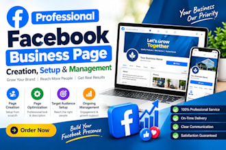 do facebook business page management